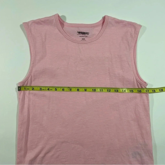 J Crew Organic Slub Cotton Muscle T Shirt Pink - Picture 8 of 8